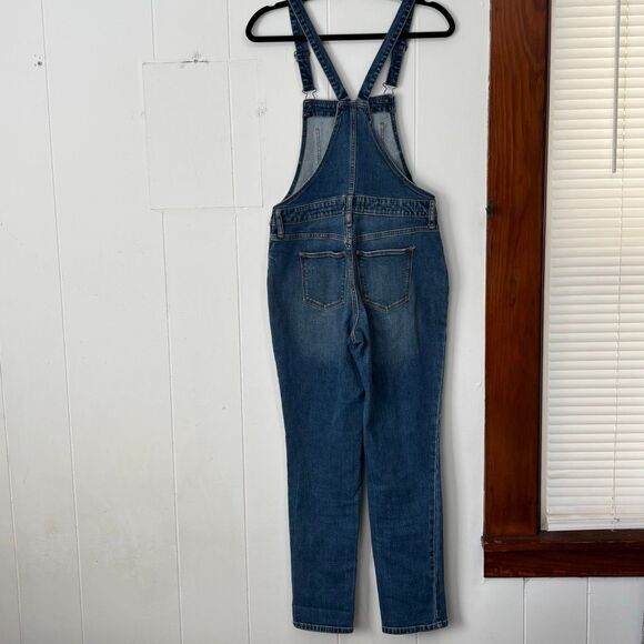 Universal Thread Mid Wash Denim Overalls Size 2 - Picture 2 of 4